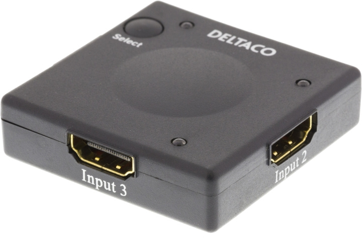 HDMI mini switcher, automatisk HDMI-switch, 3 til 1, 1080p, 3D, svart i gruppen Datautstyr / Kabler og adaptere / HDMI/VGA/DVI-switcher hos TP E-commerce Nordic AB (C17910)