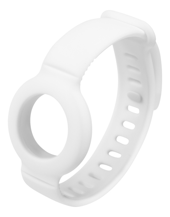 DELTACO Apple AirTag, Silikonarmbånd, hvit i gruppen SMARTTELEFON & NETTBRETT / Annet tilbehør / Annet hos TP E-commerce Nordic AB (C17961)