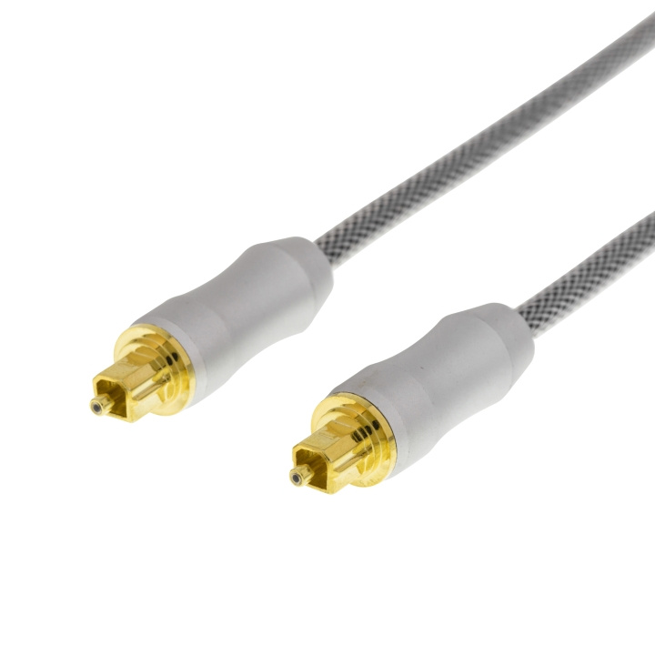 DELTACO PRIME optisk kabel for digital lyd, TOSLINK-TOSLINK, 5m, svart i gruppen Elektronikk / Kabler og adaptere / Lyd Digital hos TP E-commerce Nordic AB (C18134)