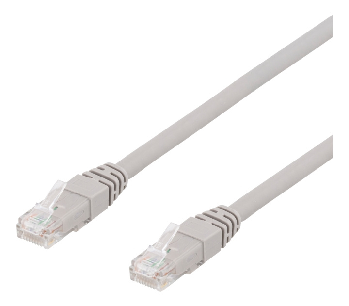 DELTACO U/UTP Cat6A patchkabel, 35 m, 500 MHz, Delta, LSZH, grå i gruppen Datautstyr / Kabler og adaptere / Nettverk / Cat6 hos TP E-commerce Nordic AB (C18226)