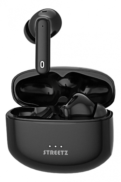 Streetz Ekte trådløs stereo, aktiv støyreduksjon (ANC), in-ear, matt svart i gruppen Elektronikk / Lyd & Bilde / Hodetelefoner & Tilbehør / Hodetelefoner hos TP E-commerce Nordic AB (C18263)