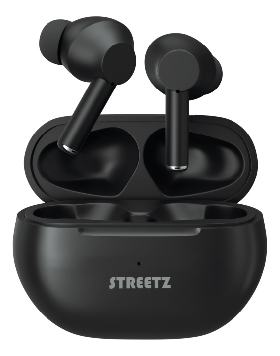 STREETZ True Wireless Stereo, in-ear, matte black i gruppen Elektronikk / Lyd & Bilde / Hodetelefoner & Tilbehør / Hodetelefoner hos TP E-commerce Nordic AB (C18264)