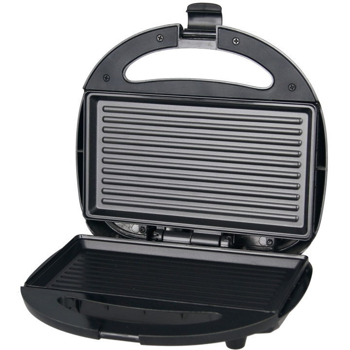 Emerio Smörgåsgrill Panini Wide ST-12 i gruppen HJEM, HUS OG HAGE / Husholdningsapparater / Brødristere og toastjern / Bordgriller & Raclette hos TP E-commerce Nordic AB (C18356)