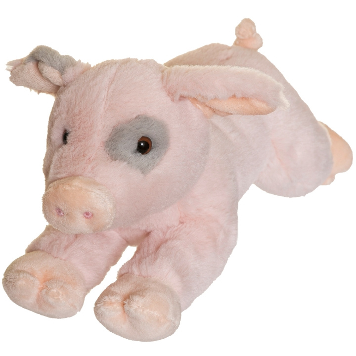 Teddykompaniet Teddy Farm, liggende gris i gruppen LEKER, BARN OG BABY / Babyleker (0-3 år) / Kosedyr hos TP E-commerce Nordic AB (C18424)
