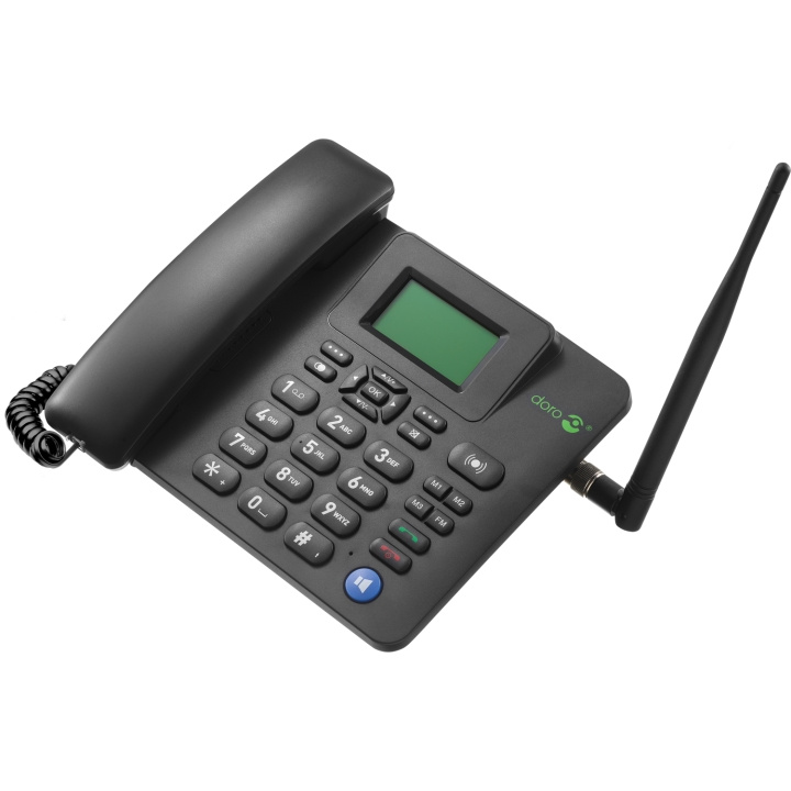 Doro 4100H 4G-bordtelefon, svart i gruppen Elektronikk / Lyd & Bilde / Fast telefoni / Bord- og veggtelefoner hos TP E-commerce Nordic AB (C18455)