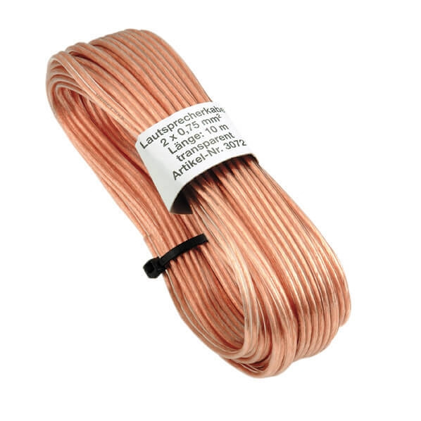 Hama Högtalarkabel 2x0.75mm2 Transparent 10m i gruppen Elektronikk / Kabler og adaptere / Høyttalerkabler hos TP E-commerce Nordic AB (C18465)