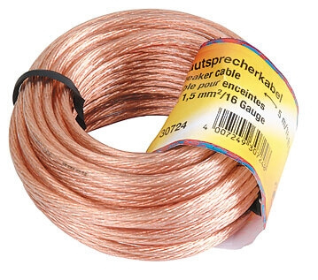 Hama Högtalarkabel 2x1.5mm2 Transparent 5m i gruppen Elektronikk / Kabler og adaptere / Høyttalerkabler hos TP E-commerce Nordic AB (C18467)