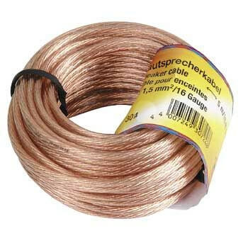 Hama Högtalarkabel 2x1.5mm2 Transparent 10m i gruppen Elektronikk / Kabler og adaptere / Høyttalerkabler hos TP E-commerce Nordic AB (C18468)