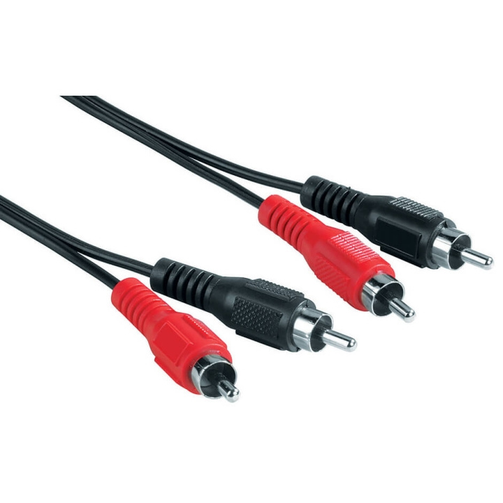 Hama Kabel 2xRCA-2xRCA 2,5m 2xhane-2xhane ST i gruppen Elektronikk / Kabler og adaptere / RCA / Kabler hos TP E-commerce Nordic AB (C18479)