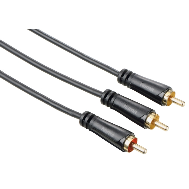 HAMA audiokabel 1xRCA-2xRCA subwooferkabel Gull Svart 1.5m i gruppen Elektronikk / Kabler og adaptere / RCA / Kabler hos TP E-commerce Nordic AB (C18511)