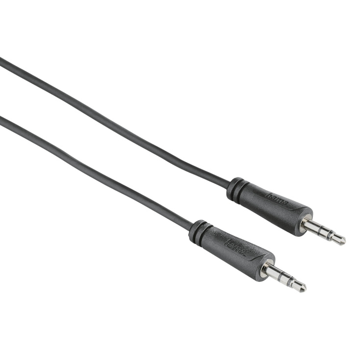 HAMA audiokabel 3,5mm-3,5mm 1,5m ST i gruppen Elektronikk / Kabler og adaptere / Lyd analog / 3,5 mm hos TP E-commerce Nordic AB (C18520)