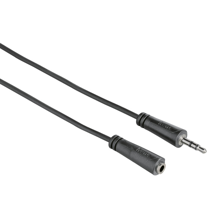 HAMA audiokabel 3,5mm-3,5mm 5m forlenger ST i gruppen Elektronikk / Kabler og adaptere / Lyd analog / 3,5 mm hos TP E-commerce Nordic AB (C18521)