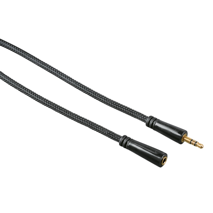 HAMA audiokabel 3,5mm-3,5mm 3m forlenger TL i gruppen Elektronikk / Kabler og adaptere / Lyd analog / 3,5 mm hos TP E-commerce Nordic AB (C18525)