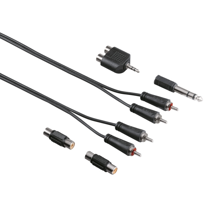Hama audiokabel RCA tilkoblingssett 2,5m i gruppen Elektronikk / Kabler og adaptere / RCA / Kabler hos TP E-commerce Nordic AB (C18529)