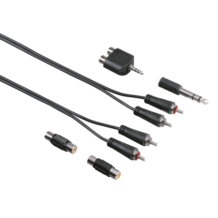 Hama Kabel Audio Anslutningsset RCA 2.5m i gruppen Elektronikk / Kabler og adaptere / RCA / Kabler hos TP E-commerce Nordic AB (C18529)