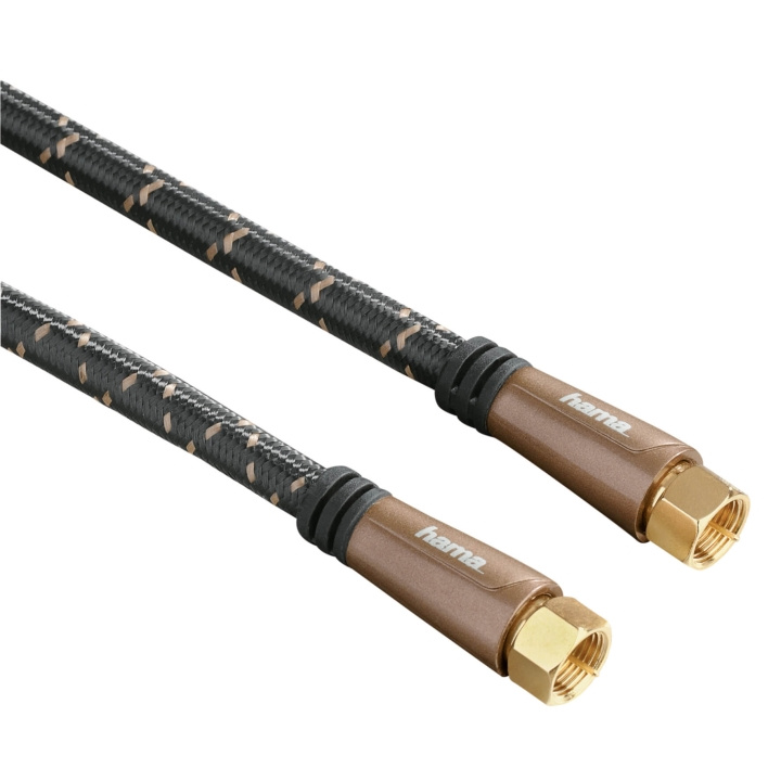 Hama Kabel Antenn SAT 120dB F-Plug-F-Plug Svart 3m i gruppen Elektronikk / Kabler og adaptere / Antennekabler og tilbehør / Antennekabler hos TP E-commerce Nordic AB (C18536)