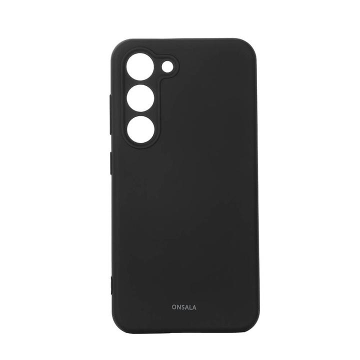 Onsala Mobildeksel Silikon Svart - Samsung S23 5G i gruppen SMARTTELEFON & NETTBRETT / Mobilbeskyttelse / Samsung hos TP E-commerce Nordic AB (C18589)