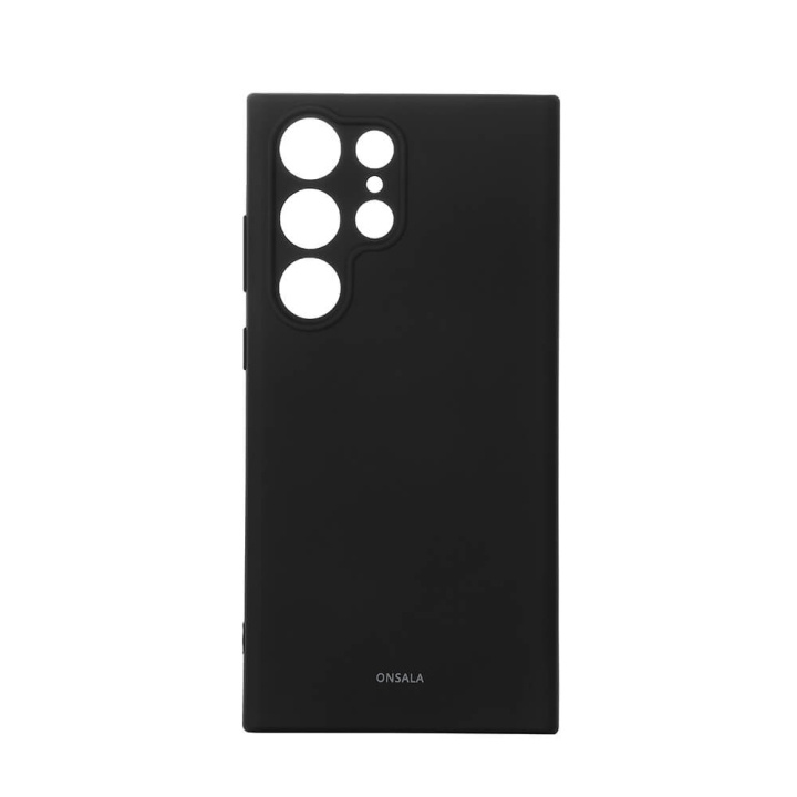 Onsala Backcover Silicone Samsung S23 5G Ultra Black i gruppen SMARTTELEFON & NETTBRETT / Mobilbeskyttelse / Samsung hos TP E-commerce Nordic AB (C18591)