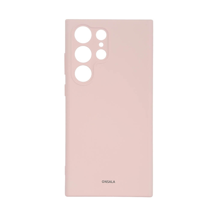 Onsala Backcover Silicone Samsung S23 5G Ultra Chalk Pink i gruppen SMARTTELEFON & NETTBRETT / Mobilbeskyttelse / Samsung hos TP E-commerce Nordic AB (C18594)