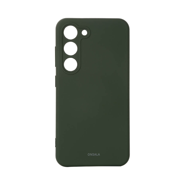 Onsala Mobildeksel Silikon Olive Green - Samsung S23 5G i gruppen SMARTTELEFON & NETTBRETT / Mobilbeskyttelse / Samsung hos TP E-commerce Nordic AB (C18595)