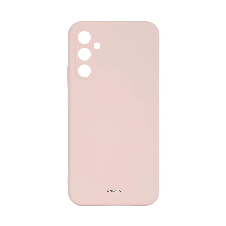 ONSALA Mobildeksel Silikon Chalk Pink- Samsung Galaxy A34 5G i gruppen SMARTTELEFON & NETTBRETT / Mobilbeskyttelse / Samsung hos TP E-commerce Nordic AB (C18600)