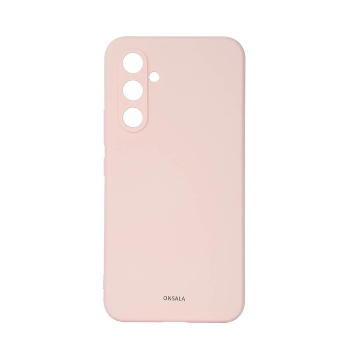 ONSALA Mobildeksel Silikon Chalk Pink - Samsung Galaxy A54 5G i gruppen SMARTTELEFON & NETTBRETT / Mobilbeskyttelse / Samsung hos TP E-commerce Nordic AB (C18601)