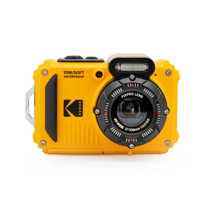 KODAK Digital Camera Pixpro WPZ2 5x WP 16MP wifi Yellow i gruppen Elektronikk / Foto og video / Kameraer hos TP E-commerce Nordic AB (C18610)