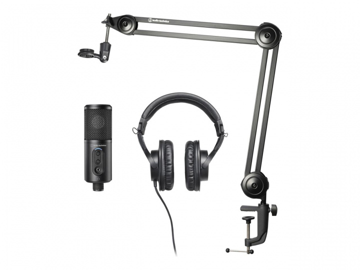 Audio-Technica CREATOR PACK - Pakke for strømming, podkasting og innspilling i gruppen Datautstyr / Datamaskin Tilbehør / Mikrofoner hos TP E-commerce Nordic AB (C18799)