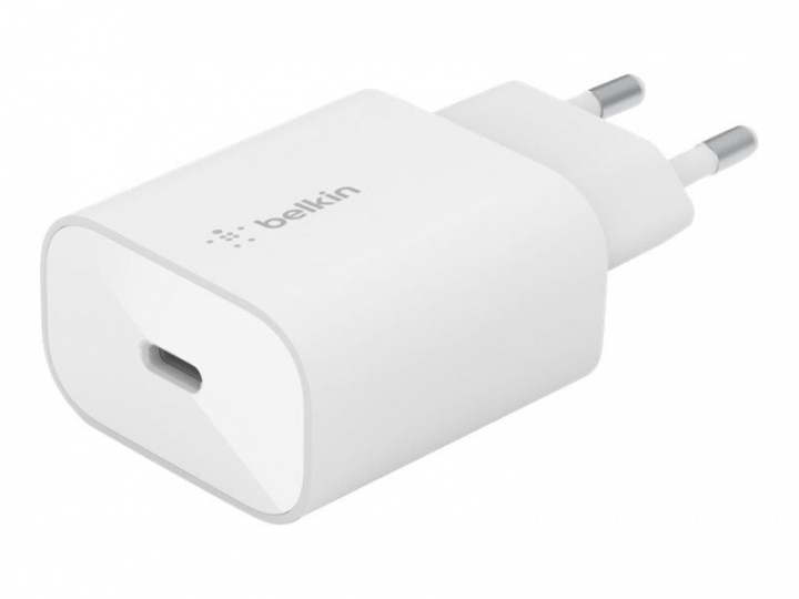 Belkin Strømadapter 25W PD USB-C i gruppen SMARTTELEFON & NETTBRETT / Ladere og Kabler / Vegglader / Vegglader Type C hos TP E-commerce Nordic AB (C18823)