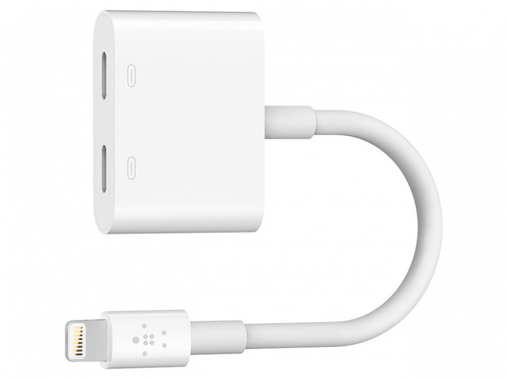 Belkin 3,5 mm lyd + laderadapter i gruppen SMARTTELEFON & NETTBRETT / Ladere og Kabler / Adaptere hos TP E-commerce Nordic AB (C18825)