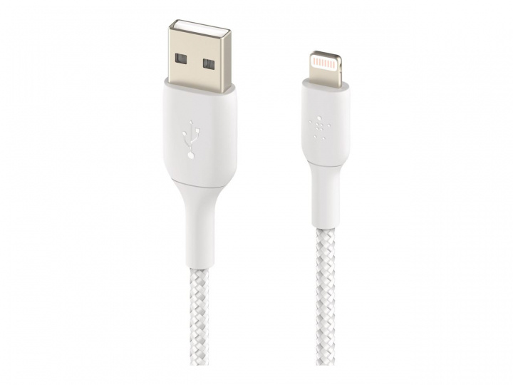 Belkin Boost Charge lynkabel flettet 2 m i gruppen SMARTTELEFON & NETTBRETT / Ladere og Kabler / Kabler / Kabler Lightning hos TP E-commerce Nordic AB (C18832)
