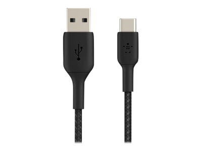 Belkin Boost Charge USB-C Kabel Flätad 1m i gruppen SMARTTELEFON & NETTBRETT / Ladere og Kabler / Kabler / Kabler type C hos TP E-commerce Nordic AB (C18843)