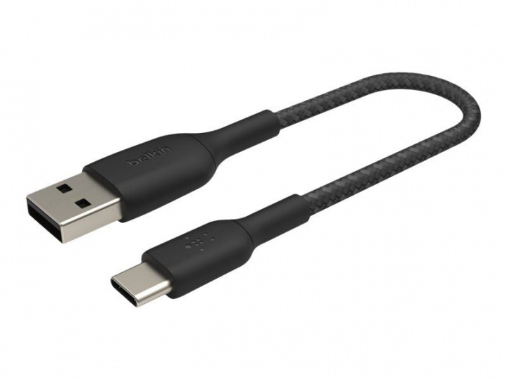 Belkin Boost Charge USB-C-kabel med flettede 15 cm i gruppen SMARTTELEFON & NETTBRETT / Ladere og Kabler / Kabler / Kabler type C hos TP E-commerce Nordic AB (C18846)