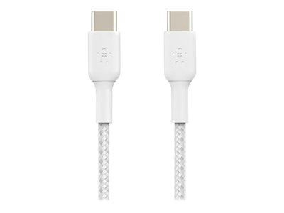 Belkin Boost Charge USB-C till USB-C Kabel Flätad 1m i gruppen SMARTTELEFON & NETTBRETT / Ladere og Kabler / Kabler / Kabler type C hos TP E-commerce Nordic AB (C18855)