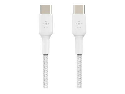 Belkin Boost Charge USB-C til USB-C-kabel, flettet 1 m i gruppen SMARTTELEFON & NETTBRETT / Ladere og Kabler / Kabler / Kabler type C hos TP E-commerce Nordic AB (C18855)