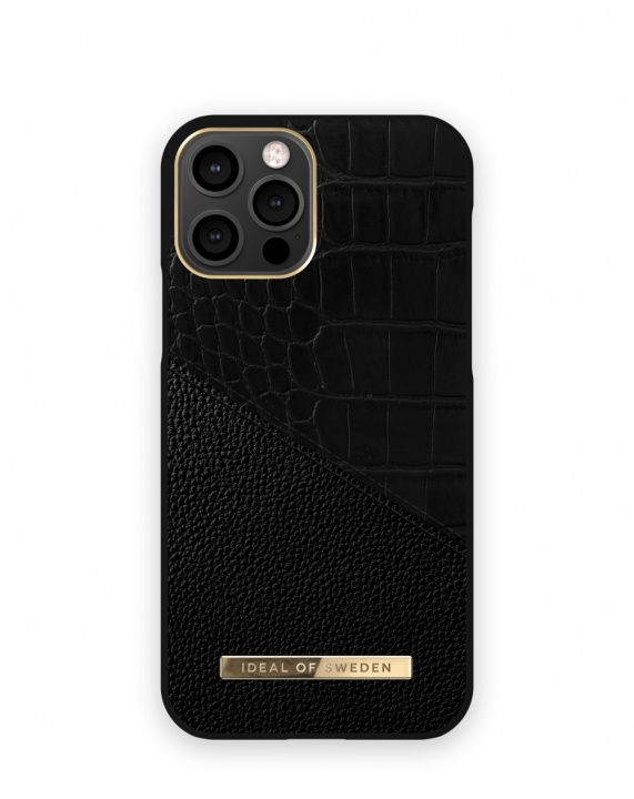 iDeal of Sweden Ideal Atelier Etui Iphone 12 Pro Max Nightfall Croco i gruppen SMARTTELEFON & NETTBRETT / Mobilbeskyttelse / Apple / iPhone 12 Pro / Deksel hos TP E-commerce Nordic AB (C19036)