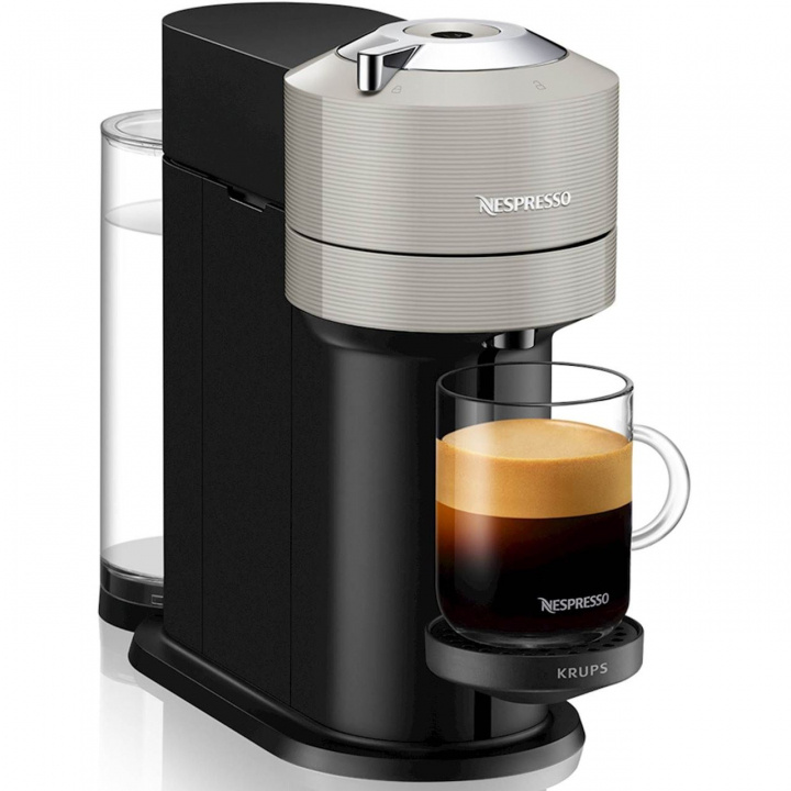 Krups Nespresso Vertuo Next 1,1 l. Grå i gruppen HJEM, HUS OG HAGE / Husholdningsapparater / Kaffe og espresso / Espressomaskiner hos TP E-commerce Nordic AB (C19337)