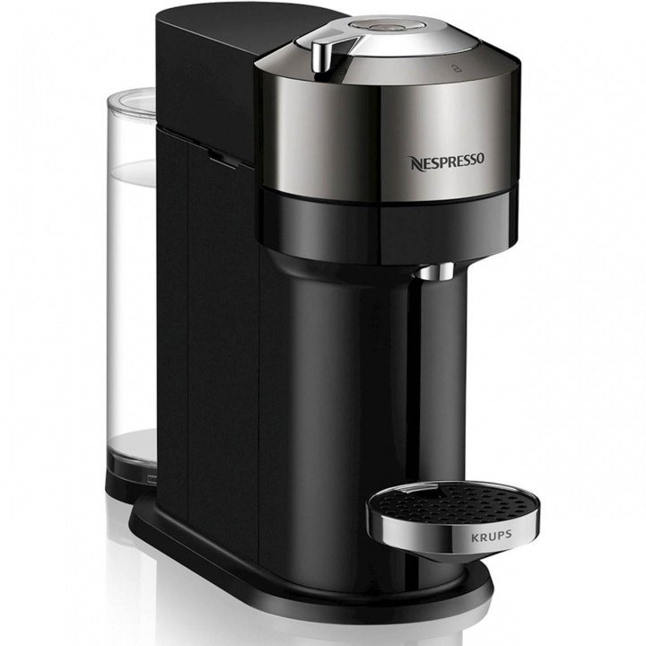 Krups Nespresso Vertuo Next Deluxe 1,1 l. Metall i gruppen HJEM, HUS OG HAGE / Husholdningsapparater / Kaffe og espresso / Espressomaskiner hos TP E-commerce Nordic AB (C19338)