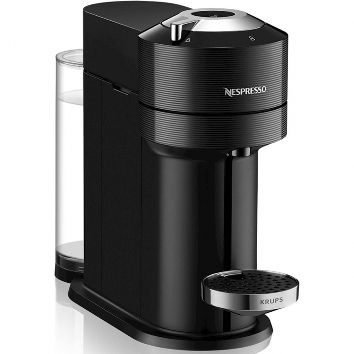 Krups Nespresso Vertuo Next Premium 1,1 l. Svart farge i gruppen HJEM, HUS OG HAGE / Husholdningsapparater / Kaffe og espresso / Espressomaskiner hos TP E-commerce Nordic AB (C19339)