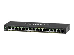 Netgear 16PT GE PLUS SWCH W/ POE+ i gruppen Datautstyr / Nettverk / Switcher / 10/100/1000Mbps hos TP E-commerce Nordic AB (C19367)