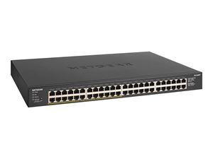 Netgear 48PT GIGE UNMANAGED SWCH W/POE+ i gruppen Datautstyr / Nettverk / Switcher hos TP E-commerce Nordic AB (C19378)