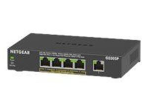 Netgear 5PT GE UNMANAGED SWCH W/ POE+ i gruppen Datautstyr / Nettverk / Switcher / 10/100/1000Mbps hos TP E-commerce Nordic AB (C19387)