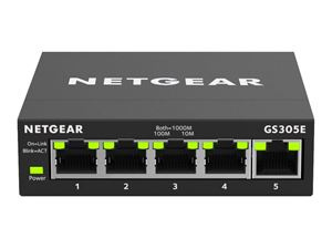 Netgear 5PT GIGE SMART MANAGED PLUS SOHO SW i gruppen Datautstyr / Nettverk / Switcher / 10/100/1000Mbps hos TP E-commerce Nordic AB (C19390)