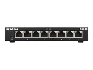 Netgear 8PT GIGE UNMANAGED SW 300-SERIEN i gruppen Datautstyr / Nettverk / Switcher hos TP E-commerce Nordic AB (C19402)