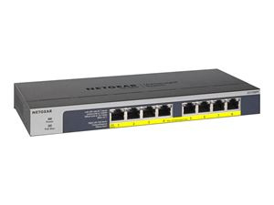 Netgear 8PT POE/POE+ GIGABIT UNMANAGED SWCH i gruppen Datautstyr / Nettverk / Switcher hos TP E-commerce Nordic AB (C19403)