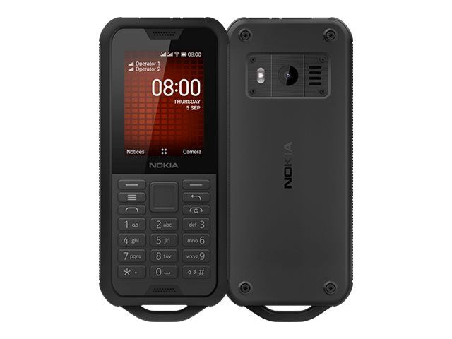Nokia 800 Tough Dualsim Black i gruppen SMARTTELEFON & NETTBRETT / Mobiltelefoner & smartphones hos TP E-commerce Nordic AB (C19450)