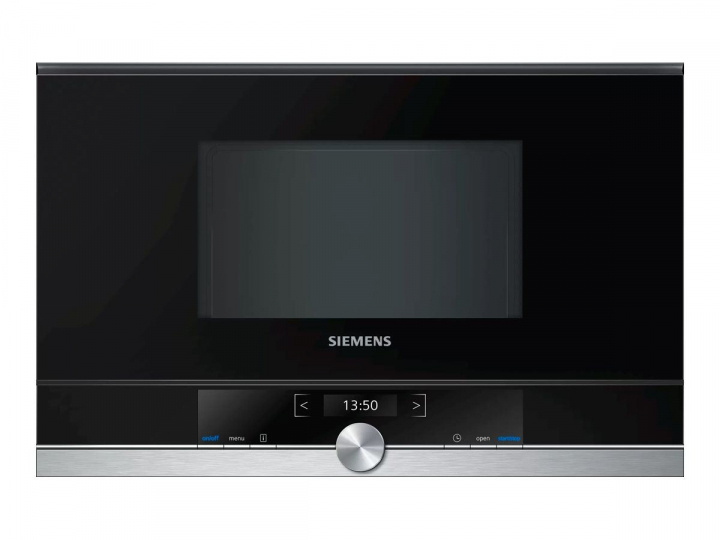 Siemens Mikrobølgeovn BF634LGS1, 900 W, svart i gruppen HJEM, HUS OG HAGE / Husholdningsapparater / Mikrobølgeovner hos TP E-commerce Nordic AB (C19727)