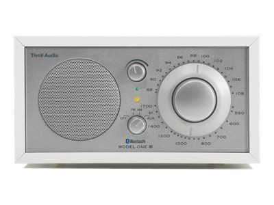 Tivoli Audio BT-høyttalere Model One BT Silver White i gruppen Elektronikk / Lyd & Bilde / Høyttalere & tilbehør / Bluetooth-høyttalere / Bærbare høyttalere hos TP E-commerce Nordic AB (C19750)