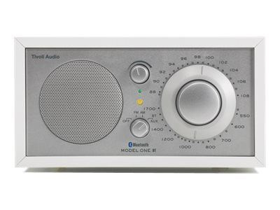 Tivoli Audio Model One BT Silver White i gruppen Elektronikk / Lyd & Bilde / Høyttalere & tilbehør / Bluetooth-høyttalere / Bærbare høyttalere hos TP E-commerce Nordic AB (C19750)