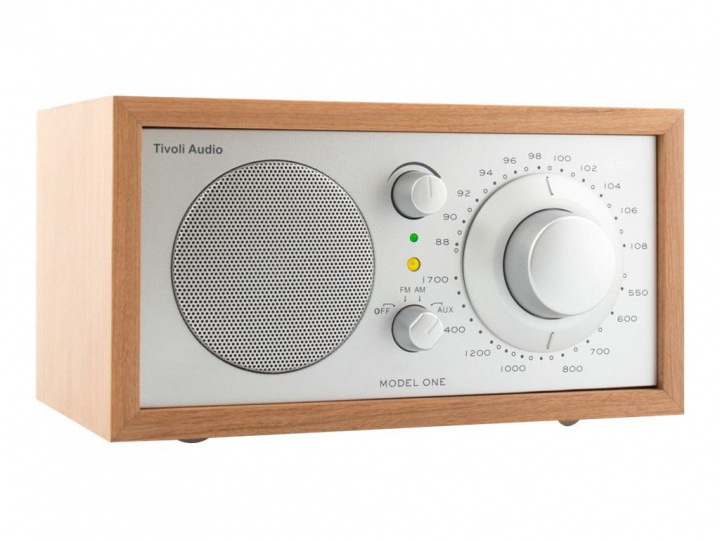 Tivoli Audio Bordradio Model One Silver Cherry i gruppen Elektronikk / Lyd & Bilde / Hjemmekino, HiFi og bærbar / Radio & Vekkerklokker / Radio hos TP E-commerce Nordic AB (C19756)